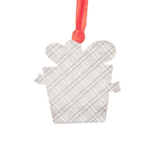 Metal Christmas tree pendant for sublimation - gift