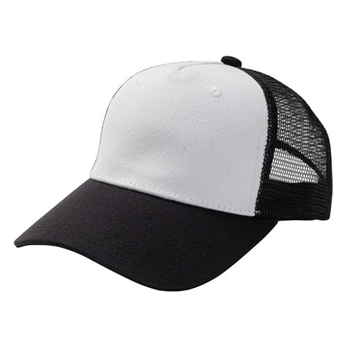 Trucker cap for adults for sublimation - black