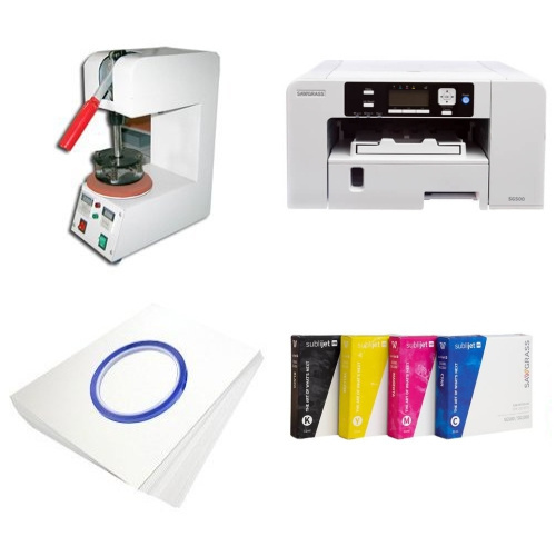 Kit de démarrage assiettes Sawgrass Virtuoso SG500 + SP01 Sublimation Transfert Thermique