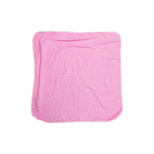 Barnhandduk med huva för sublimering - rosa