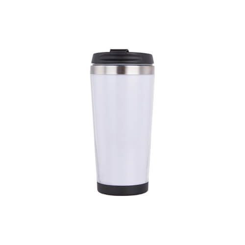 Tumbler 450 ml made of stainless steel with photo insert