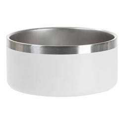 Stainless steel bowl 960 ml for sublimation - white matt