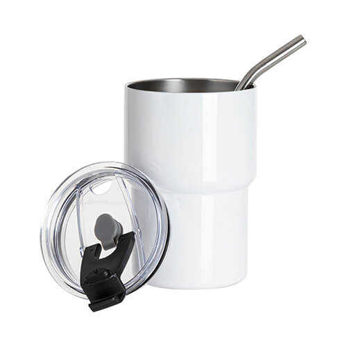 Cană de călătorie de 500 ml cu pai pentru sublimare