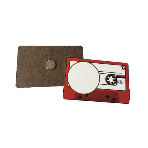 Cadre photo MDF avec aimant - cassette audio - Sublimation Transfert Thermique