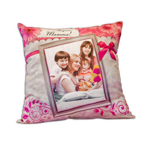 Tweekleurig satijnen kussensloop 38 x 38 cm voor sublimatie - Lente