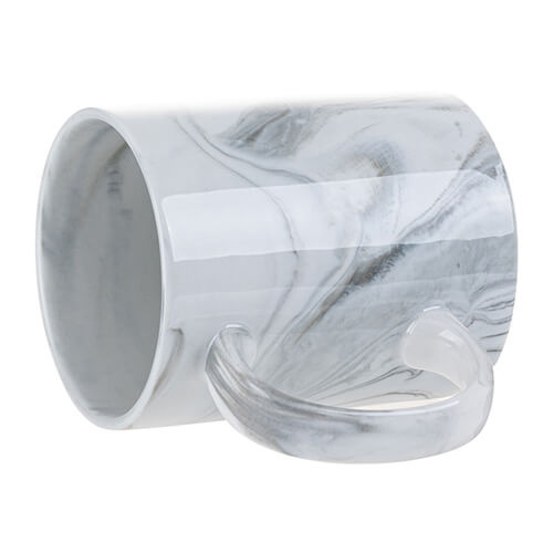 Mok 330 ml voor sublimatie - grijs marmer