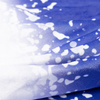Pluche gebleekte blauwe hartjesdeken voor sublimatie