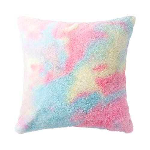 Colorful pillowcase 40 x 40 cm made of fleece and microfiber for sublimation