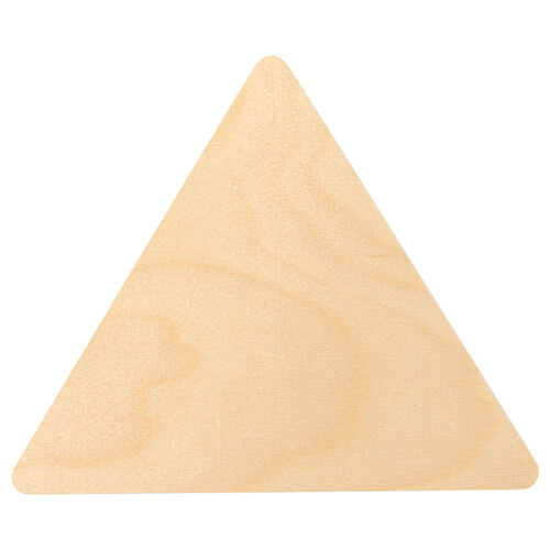 Trokutasti okvir za fotografije od šperploče za sublimaciju - 12,7 x 15,2 cm