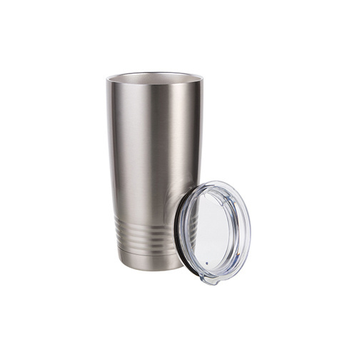 600 ml termoturbulis Ringneck sublimācijai - sudraba krāsā