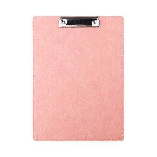 Leren A4 klembord voor sublimatie - roze