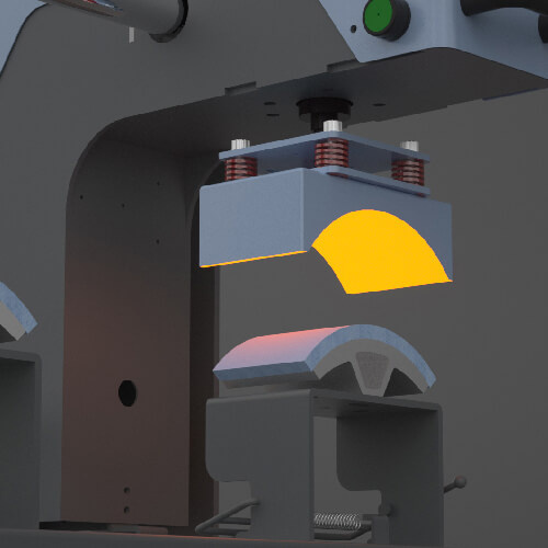 OtterPro Air two-station cap press