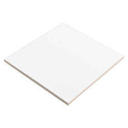 Matt vit keramisk kakelplatta 15 x 15 cm / muggunderlägg Sublimering Termotransfer
