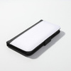 iPhone 11 sublimatie lederen hoesje - zwart