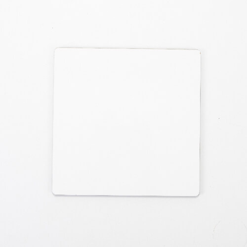 Fiberboard for sublimation 20 x 20 x 0.3 cm - 2 pcs. - light brown back