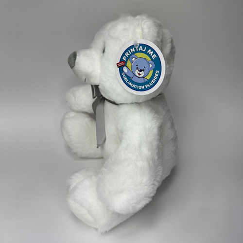 Mackó 25 cm-es mackó szublimációs nyomtatáshoz - fehér