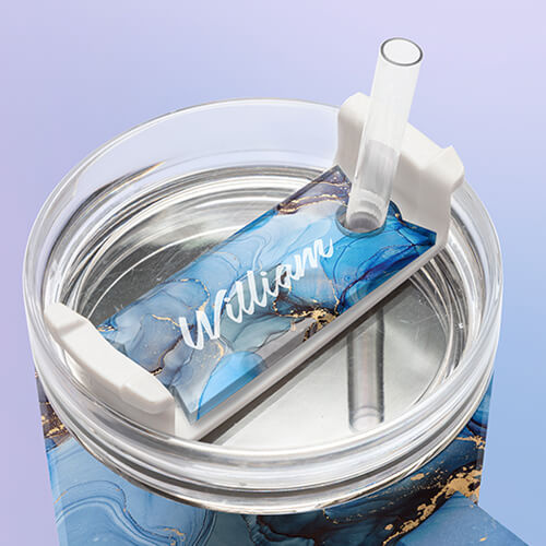 Naambadge van acryl 8,2 x 3,4 cm voor sublimatie