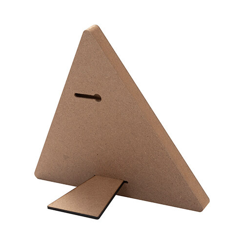 Kolmnurkne MDF fotoraam sublimatsiooni jaoks - 17,8 x 20,3 cm