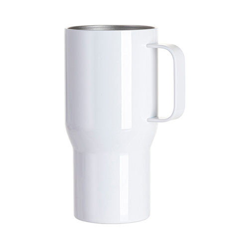 650 ml stainless steel travel mug for sublimation - white