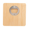 Bamboo square bottle opener for sublimation