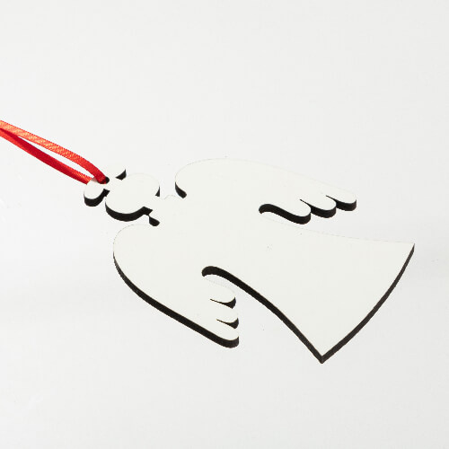 One-sided MDF pendant for sublimation - angel