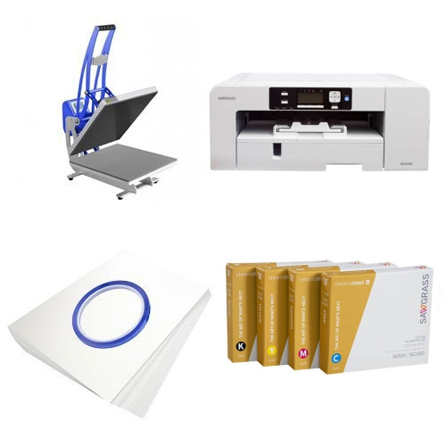 Printing kit for T-shirts Sawgrass Virtuoso SG1000 + CLAM-D44 ChromaBlast