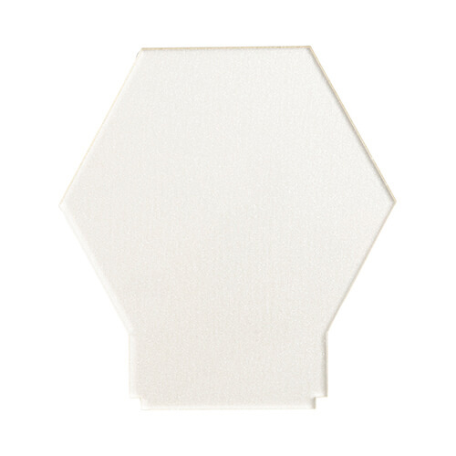 Akrylramme med glitter til sublimering - hexagon