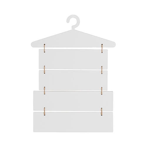Vijf hangende MDF frames voor sublimatie - hanger