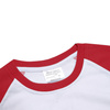 T-­shirt blanc manches rouges JSubli Apparel Sublimation Transfert  Thermique