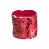 Wristband with two-colour sequins for sublimation - red