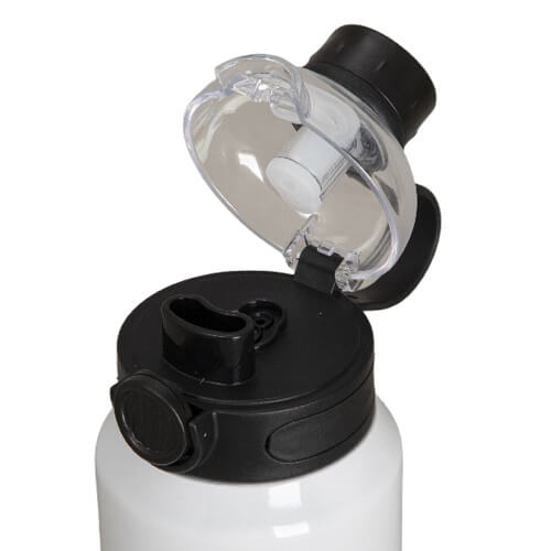 Butelka ze stali nierdzewnej 960 ml z czarną pokrywką do sublimacji