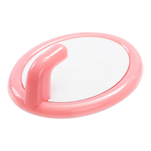 Kleine plastic hanger voor sublimatie - roze ovaal