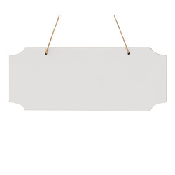 MDF door pendant for sublimation - rosette