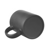 Full Color mug - matte black with white interior for thermal transfer with a cardboard box