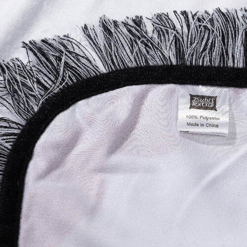 Pătură de pluș 150 x 100 cm cu design de plic pentru sublimare