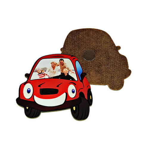 Cadre photo MDF avec aimant - voiture - Sublimation Transfert Thermique