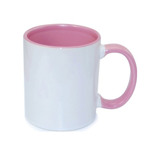 Skodelica JS Premaz 330 ml FUNNY roza Sublimacija Toplotni prenos