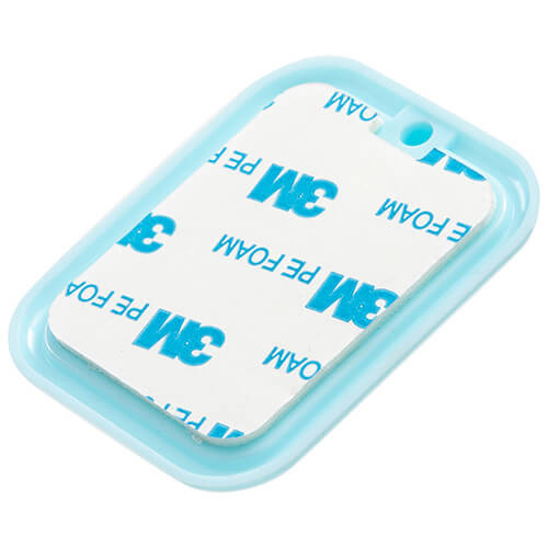 Grand cintre en plastique pour sublimation - rectangle bleu