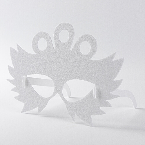 Felt glasses for sublimation - peacock