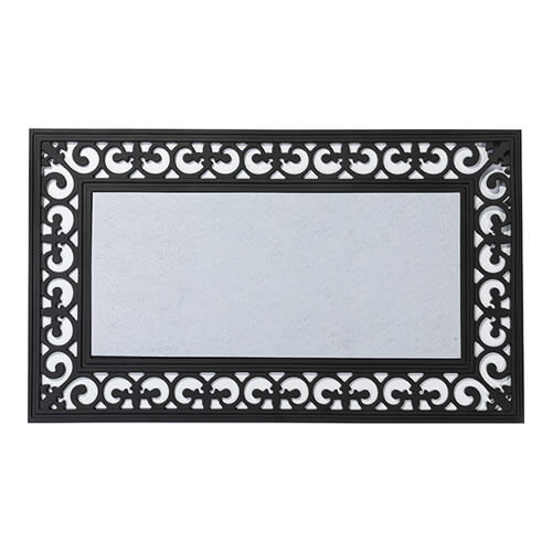 Téglalap alakú lábtörlő PVC-ből és filcből, szublimációhoz