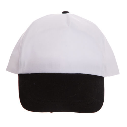 Casquette de baseball noire pour sublimation