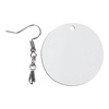 Earrings made of MDF for sublimation - circle