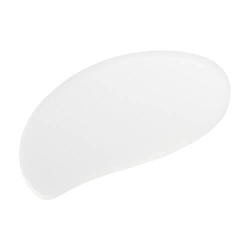 Glass foot file for sublimation - droplet