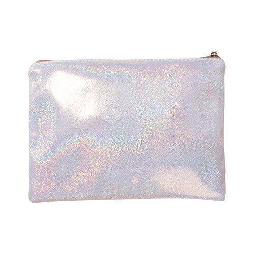 Glitter sublimatie make-up tas - champagne