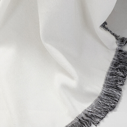 Wandkleed met franjes 200 x 150 cm voor sublimatie