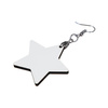 Earrings made of MDF for sublimation - star