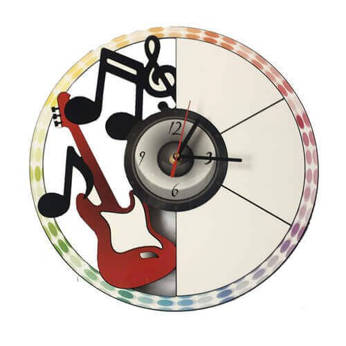 Wall MDF clock for sublimation - Note