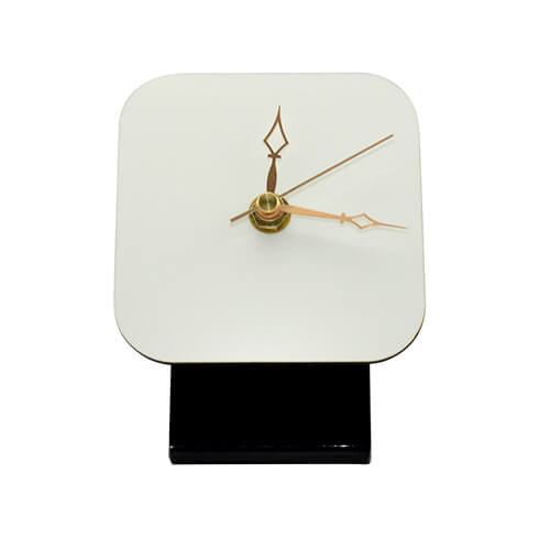 Standing clock made of fiberboard 10 x 10 cm Sublimation Thermal Transfer