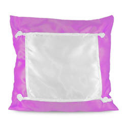 Housse de coussin Eco 40 x 40 cm rose foncé Sublimation Transfert Thermique