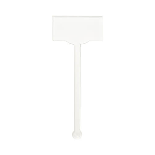 Akrilna miješalica za piće 10 cm za sublimaciju - pravokutna